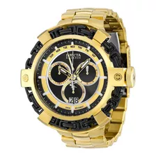 Reloj Invicta 36186 Oro Hombres Color De La Correa Dorado/negro