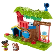 Casa De Árbol Con Columpio Little People Dyf19