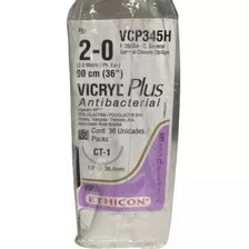 Sutura Vicryl Plus 2-0 Vcp345h 90cm X 36un. Original Oferta