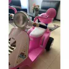 Moto Eléctrica Rosa Vespa Martina Marca Prinsel