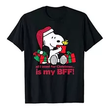 Cacahuetes Regalos De Snoopy Bff Camiseta De Navidad