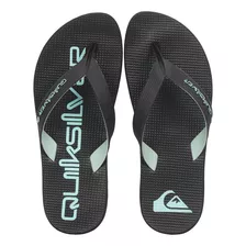 Chinelo Quiksilver Layback Rubber Ocean Black