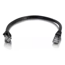 Patch Cord Cat6 Utp 30cm Negro X 2 Unidades