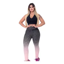 Legging Jacquard Degradê Grossa, Zero Transparência, Fitness