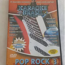 Dvd Pop Rock 3 - Karaoke Brasil