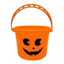 Canasto, Balde, Recipiente Para Dulces Calabaza Halloween