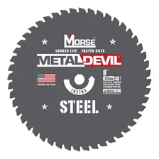 Morse Metal Devil Csm848fsc, Hoja De Sierra Circular, Punta