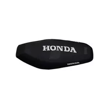 Funda De Asiento Tc4 Honda New Wave 110 Negra Estampada Gama