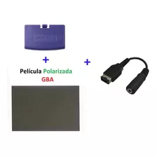 Tampa Pilhas Roxo + Película Polarizada + Adaptador - Sy-85