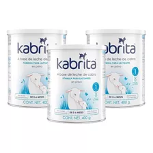 Fórmula Infantil Em Pó Ausnutria Bv Kabrita Fórmula Infantil Para Lactantes En Lata De 3 De 400g - 0 A 6 Meses