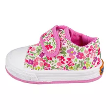 Zapatilla Bebe Abrojo Flores Chicle Small Shoes
