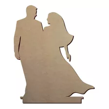 50 Figuras De Novios Boda Pareja Amor Mdf Laser