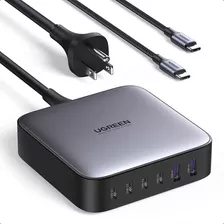 Cargador Pared 200w Gan 6 Puertos 4 Usb-c + 2 Usb-a Ugreen 