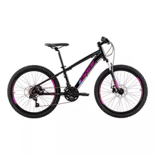 Bicicleta Aro 24 Oggi Hacker 21v 2024 Preto/rosa