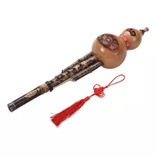 Flauta China De Cucurbitáceas Con Forma De Calabaza Hulusi D