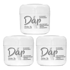 3 Desodorante Dap Creme Sem Perfume Antitranspirante 55g 