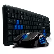 Kit Teclado Mouse Gamer Usb Home Office Para Pc Ps4 Notebook