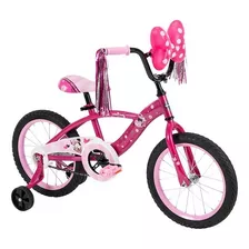Bicicleta Infantil Minnie Huffy Rodada 16 Disney Niña Color 