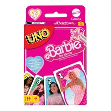 Jogo De Cartas Uno Barbie The Movie Mattel Original