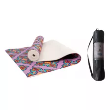 Tapete Yoga. Mat Antideslizante. Con Tula Bolsa Para Llevar.