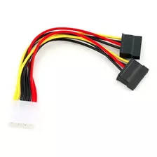 Cabo Força Adaptador Fonte Duplo Y Ide Molex X 2 Sata