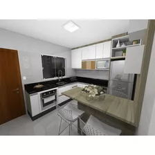 Projeto 3d Cozinha Com Sala De Estar