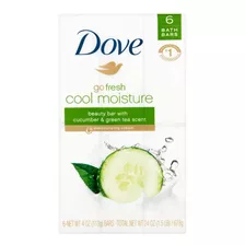 Dove Go Fresh Pepino Y Té Verde De Belleza Bar 4 Oz 6 Bar