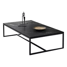 Mesa De Centro Minimalista Para Sala Moderna 120cm