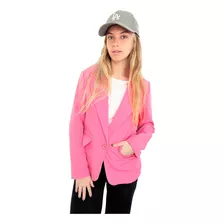 Customs Ba Saco Blazer Mujer Largo Bengalina Talles Grande G