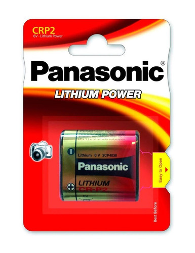 Pila Panasonic Cr-p2 6v Rectangular Blister Con 1 Pieza