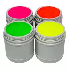 Pintura Acrílica Fluorescente - Set - 4 Colores 650ml C/u