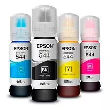 Kit Tinta Epson Original 544 Para L3150, L3210, L3250, L5590