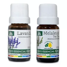 Kit C/ 2 Óleos Essencial Lavanda Francesa E Melaleuca Wnf 