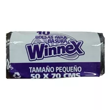 Bolsa De Basura Pequeña Winnex De 50x70cm Con 10 Unidades