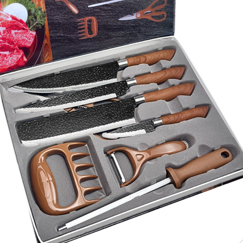 Facas Em Inóx  Profissional Luxo Pra Churrasco Cozinha