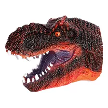 Fantoche De Mão Dinossauro T Rex Vinil Macio Luva Dino