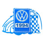 Sticker Calcomana Parabrisas Medallon Volkswagen Racing