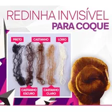 Redinha De Nylon Invisível Para Coque 10 Unidades