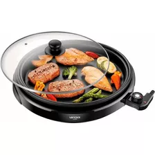 Grill Multifuncional Gourmet 220v Panela Elétrica Cor Preto Frequência 60hz