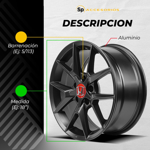 Rines 18 5/112 5/114 Audi Rs7 Avant Golf Gtis3 Rs3 Jettagli  Foto 3