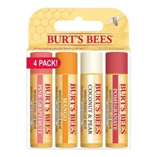 Pack Bálsamo Labial Burt's Bees Superfruit 4 Unidades 4,25g
