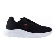 Tenis Charly Running Sport Hombre 1086362 Negro Blanco Origi