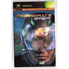 Mechassault 2 Lone Wolf Xbox Solamente Manual Original