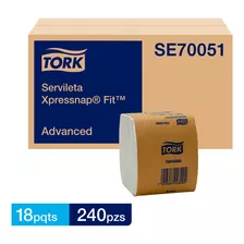 Servilleta Xpressnap Fit Tork 18 Ptes X 240 Unidades Se70051