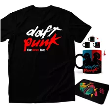 Playera Daft Punk + Taza Mágica + Mouse Pad Robots