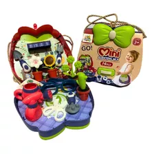 Kit Jardinagem Infantil Maleta De Brinquedo Bolsa Pá Regador