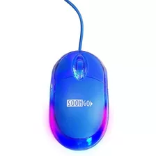 Mouse Ergonomico Para Pc | Usb / 1,5 M | Azul