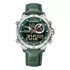 Reloj De Cuero Naviforce Luxury Sport Cronógrafo Para Hombre