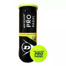 Tubo Pelotas Padel Dunlop Tournament Quality X3 Profesional 