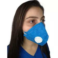 Kit 5 Máscara Respiratória Pff2 N95 Ca Inmetro Com Válvula